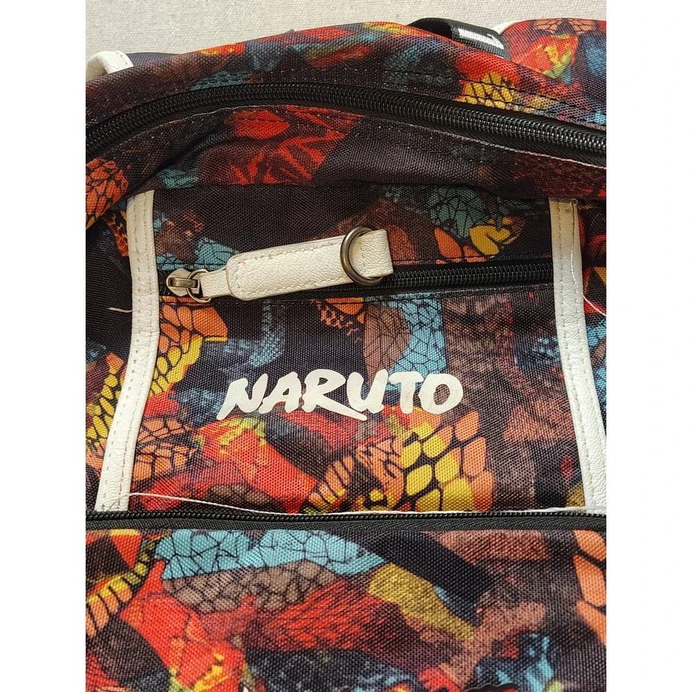 Aolida Naruto Shippuden Anime Backpack Multi Color Graphic Print‎ Laptop Bag